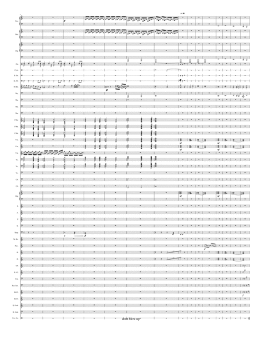 Blue Flower Concert Band scores gallery preview page 5