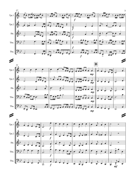 Handel - Hallelujah Chorus from Messiah (for Brass Quintet) image number null