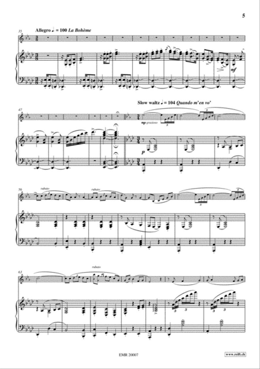 Puccini Highlights Puccini Highlights Horn scores gallery preview page 5
