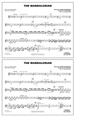 Book cover for The Mandalorian (from Star Wars: The Mandalorian) (arr. Paul Murtha) - Mallet Percussion
