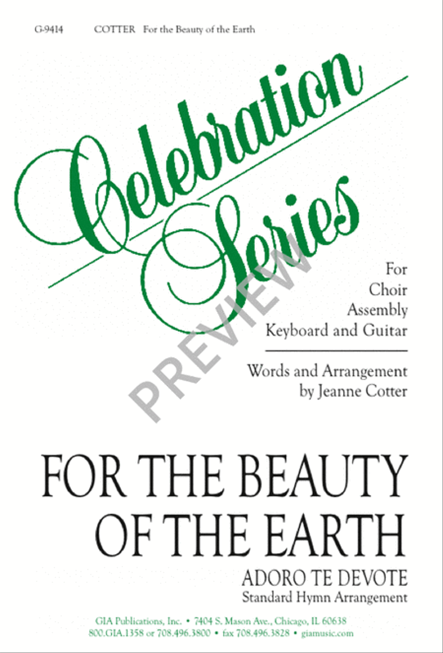 For the Beauty of the Earth 4-Part scores gallery preview page 2