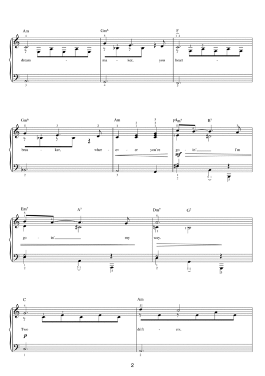 Moon River Moon River Easy Piano scores gallery preview page 2