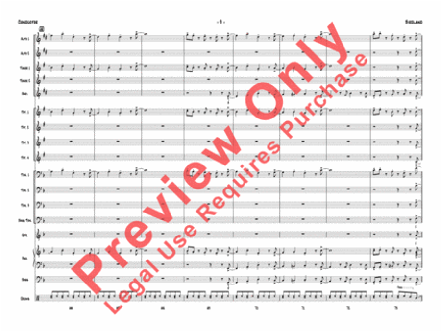 Birdland Birdland Jazz Ensemble scores gallery preview page 12