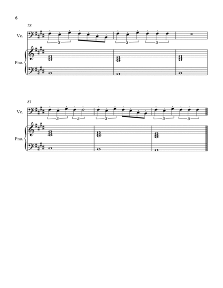 Hold On Piano scores gallery preview page 6