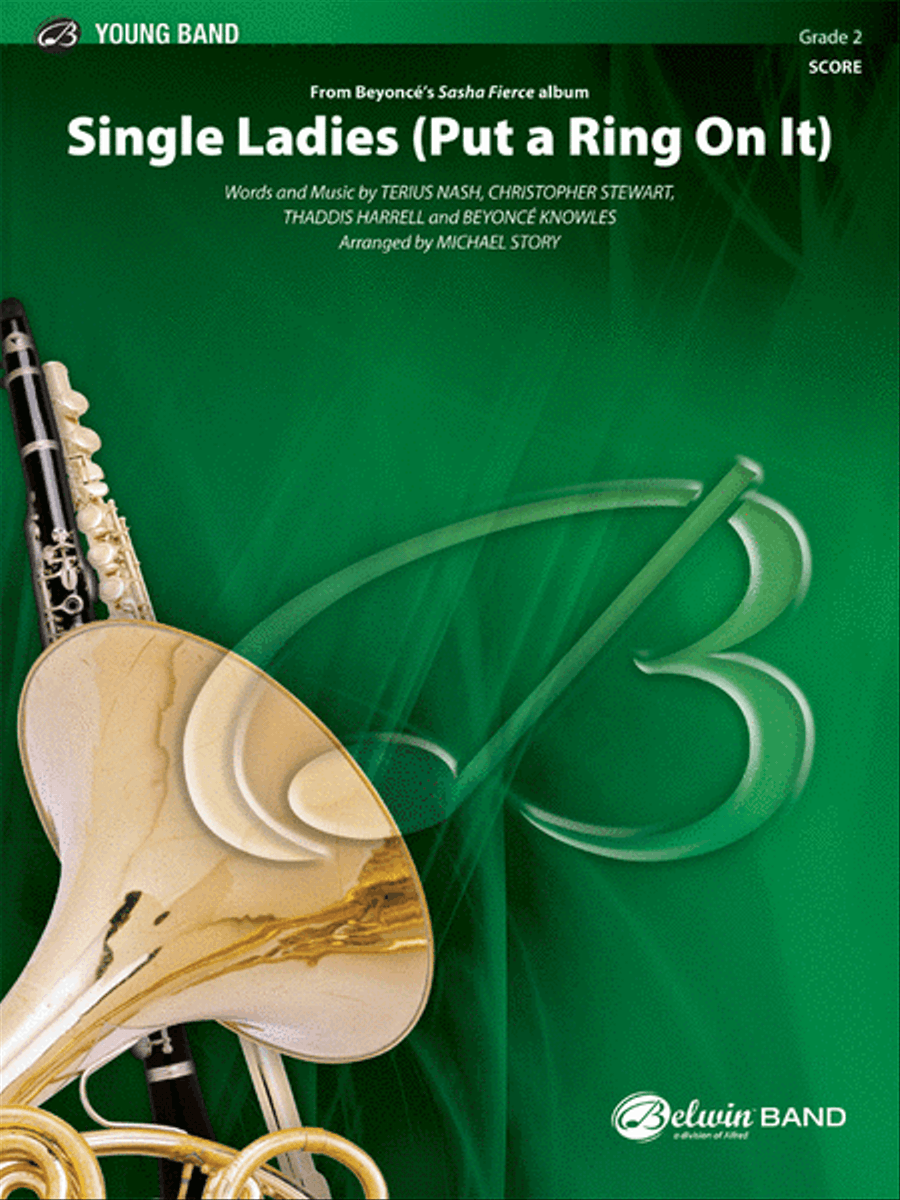Single Ladies (Put a Ring on It) Concert Band scores gallery preview page 1