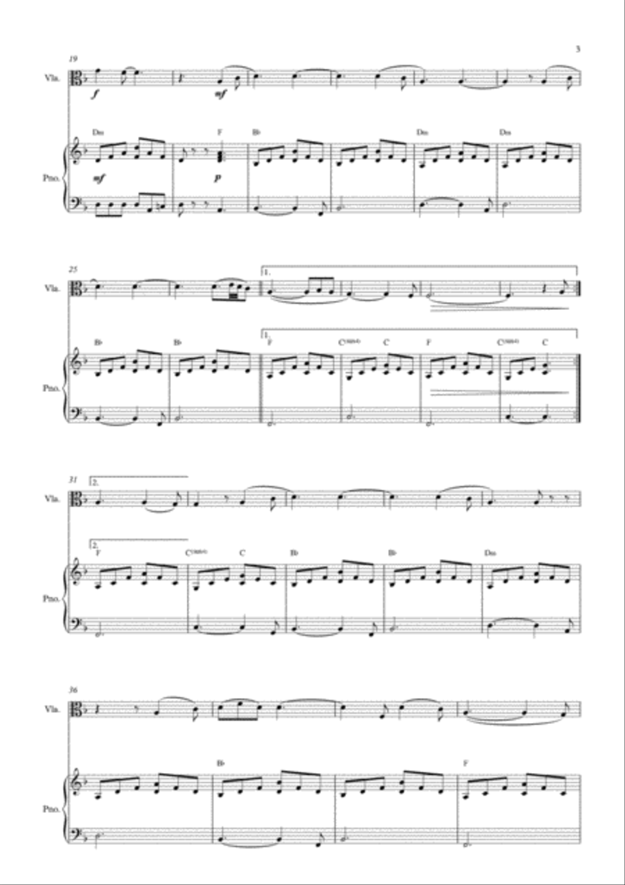 Hallelujah String Duet scores gallery preview page 4