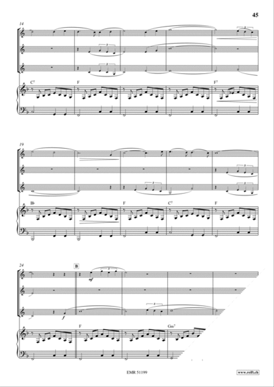 20 Alphorn Trios Volume 2 Brass Trio scores gallery preview page 16
