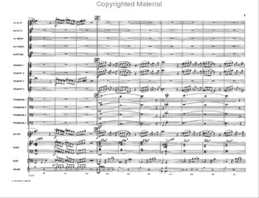Your Sister's Samba Jazz Ensemble scores gallery preview page 6