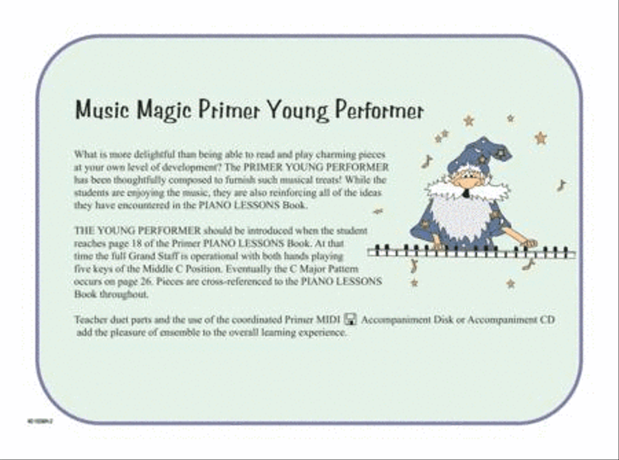 Noona Comprehensive Music Magic Piano Young Performer Primer Piano Method scores gallery preview page 2