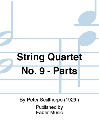 String Quartet No. 9 - Parts