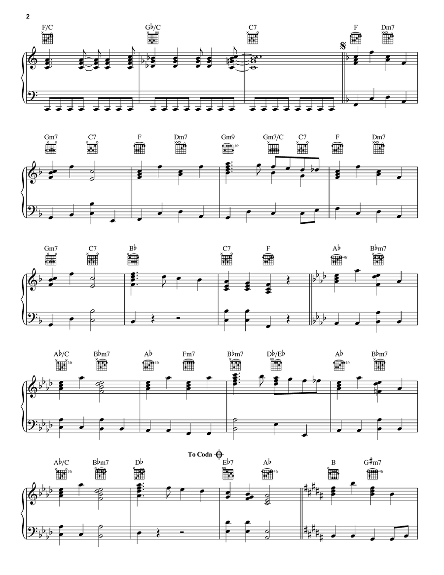 Jeopardy Theme Piano Solo scores gallery preview page 2