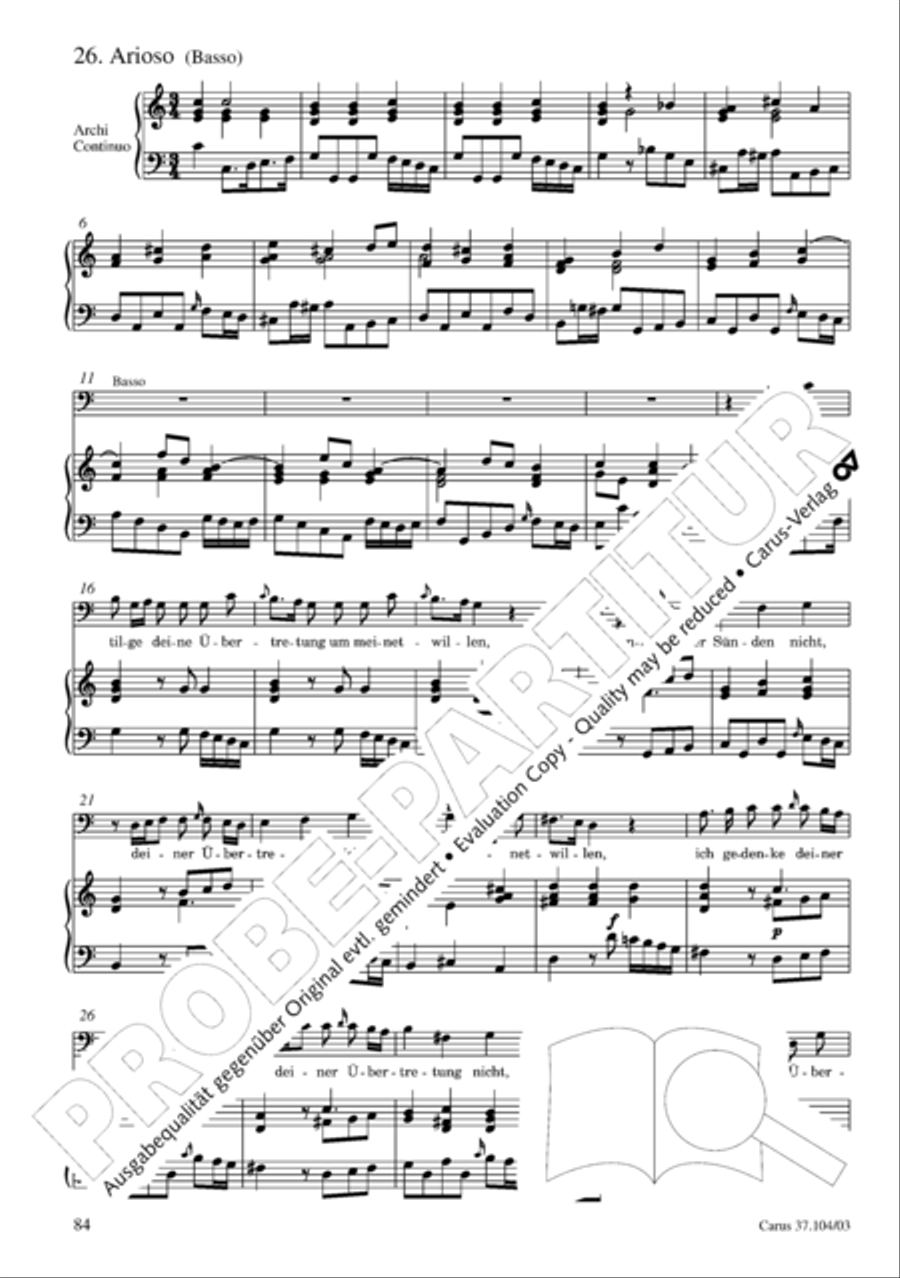 Ein Lammlein geht und tragt die Schuld 4-Part scores gallery preview page 85