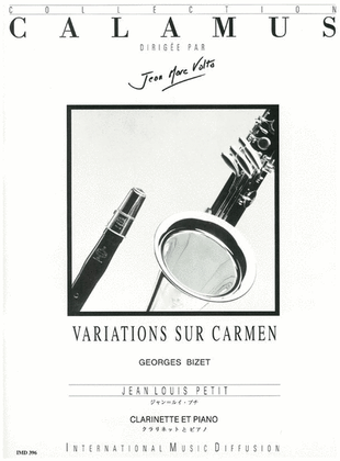 Book cover for Variations on 'Carmen'