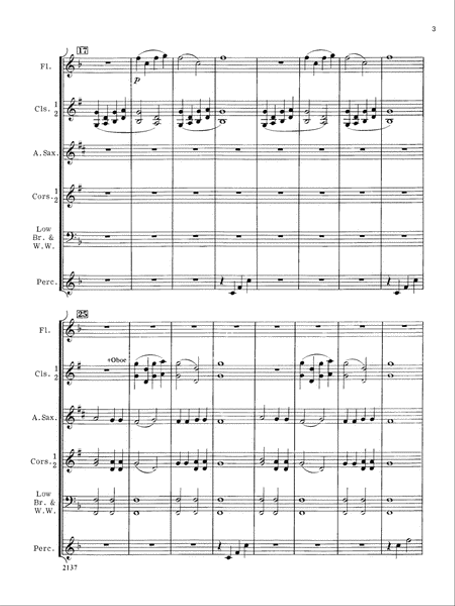 Air and Dance: Score Concert Band scores gallery preview page 3