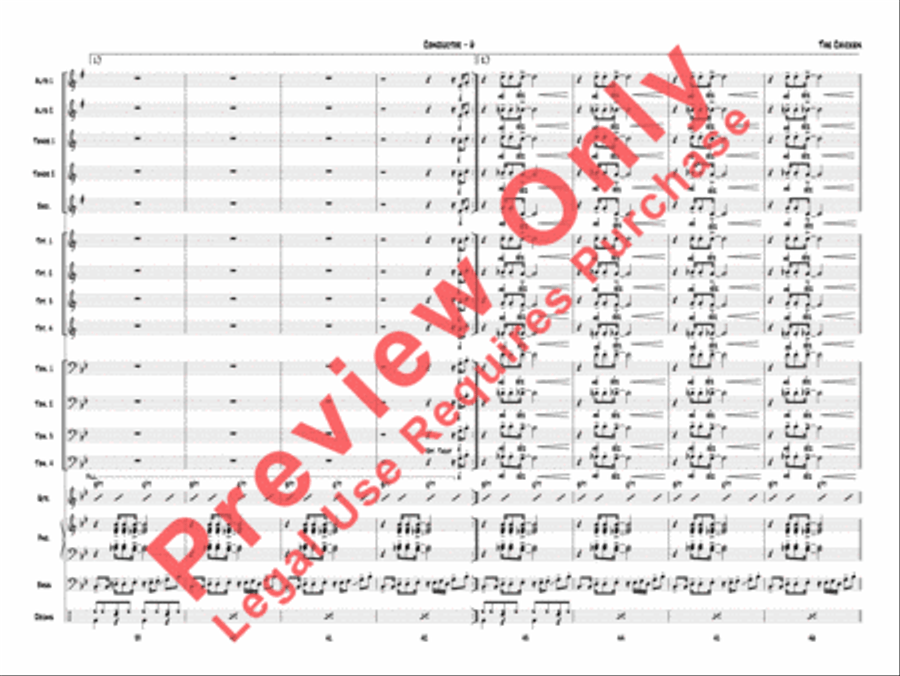 The Chicken The Chicken Jazz Ensemble scores gallery preview page 9