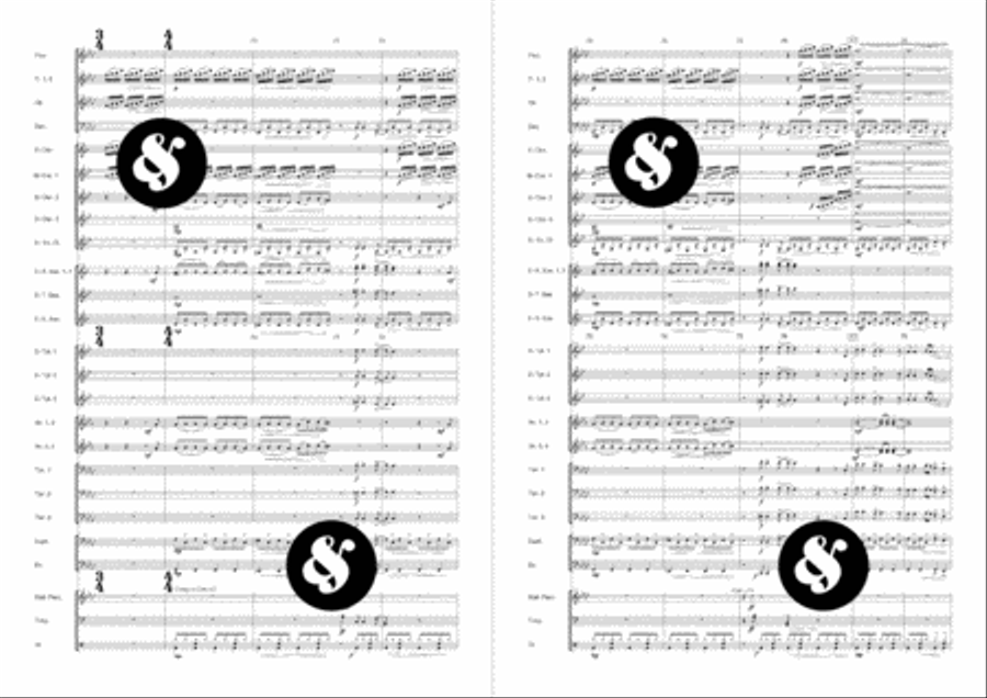 Mamma Mia! Concert Band scores gallery preview page 7