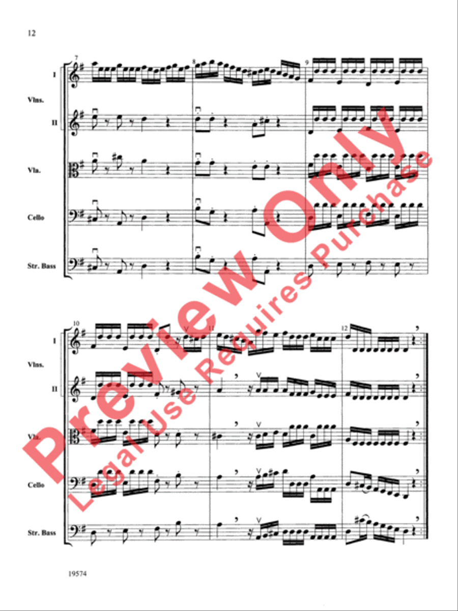 Selections from Don Quixote Suite String Orchestra scores gallery preview page 13