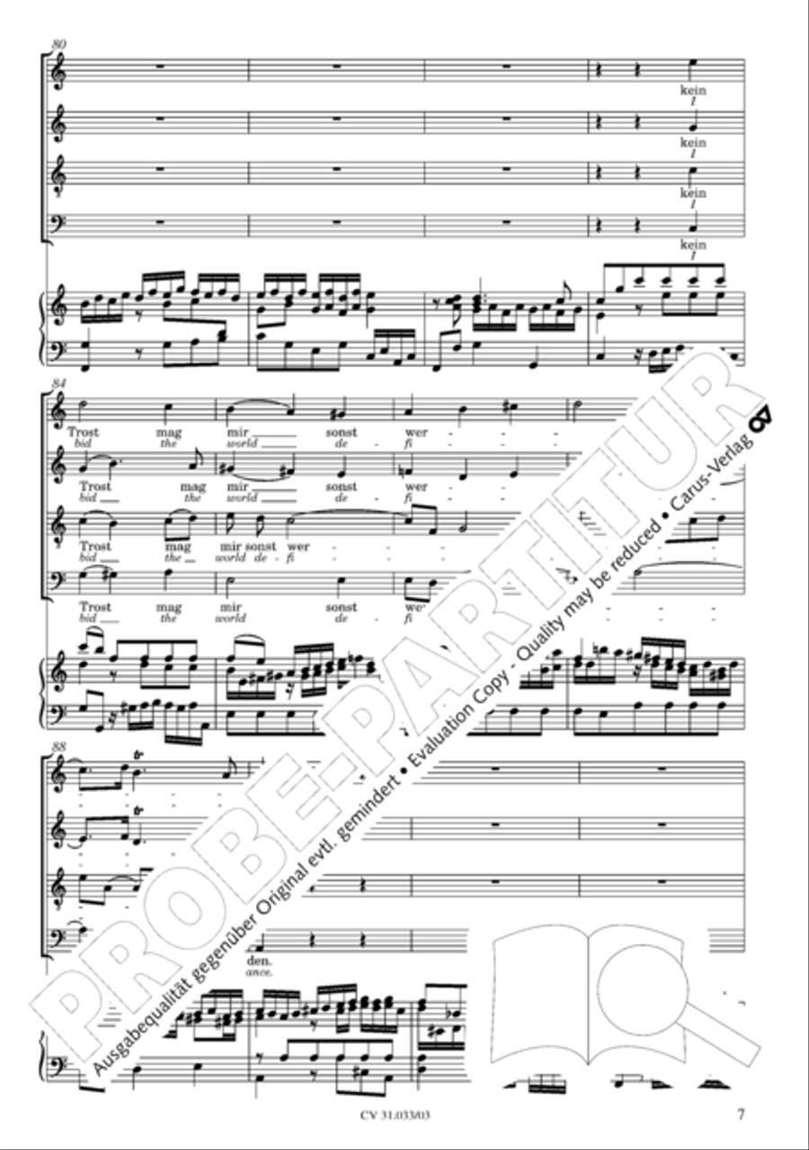 Lord Jesus Christ, in thee alone (Allein zu dir, Herr Jesu Christ) ATB scores gallery preview page 8