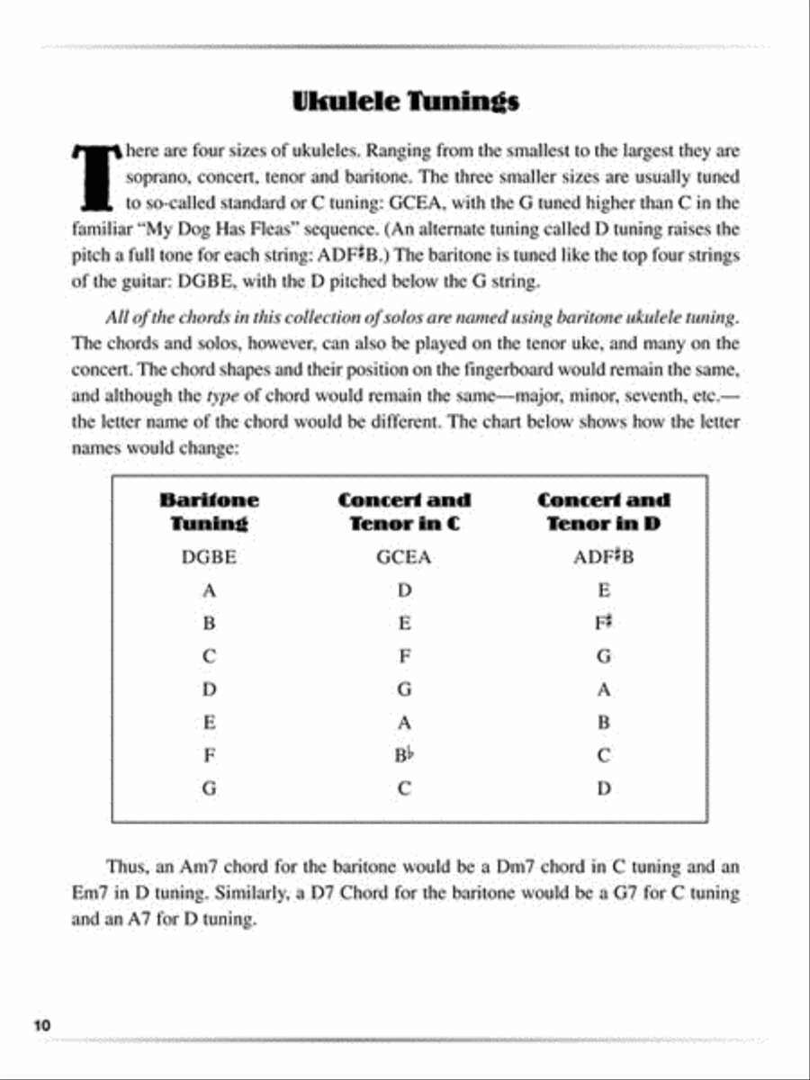 ASAP Chord Solos for the Baritone Ukulele Baritone Ukulele scores gallery preview page 4