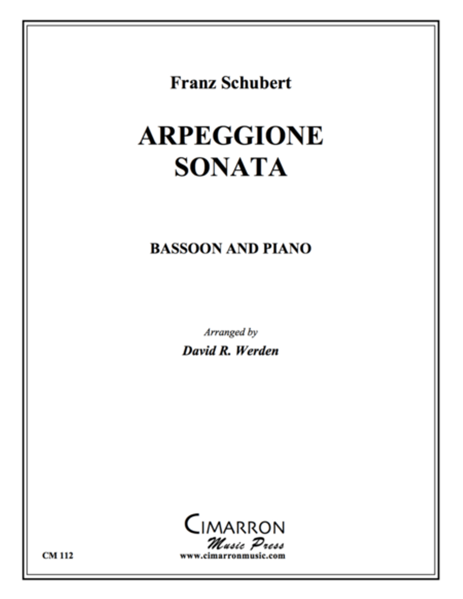 Arpeggione Bassoon Solo scores gallery preview page 1