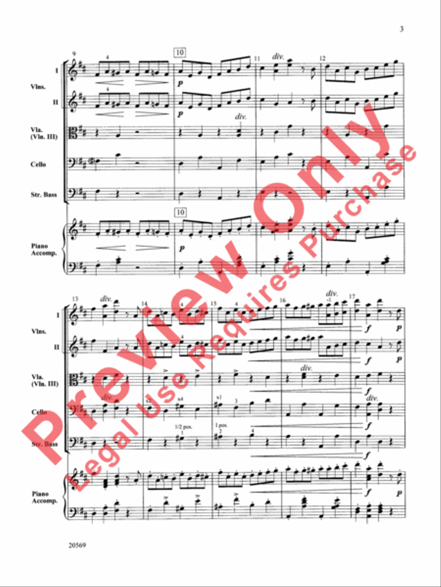 Pizzicato Polka Pizzicato Polka String Orchestra scores gallery preview page 4