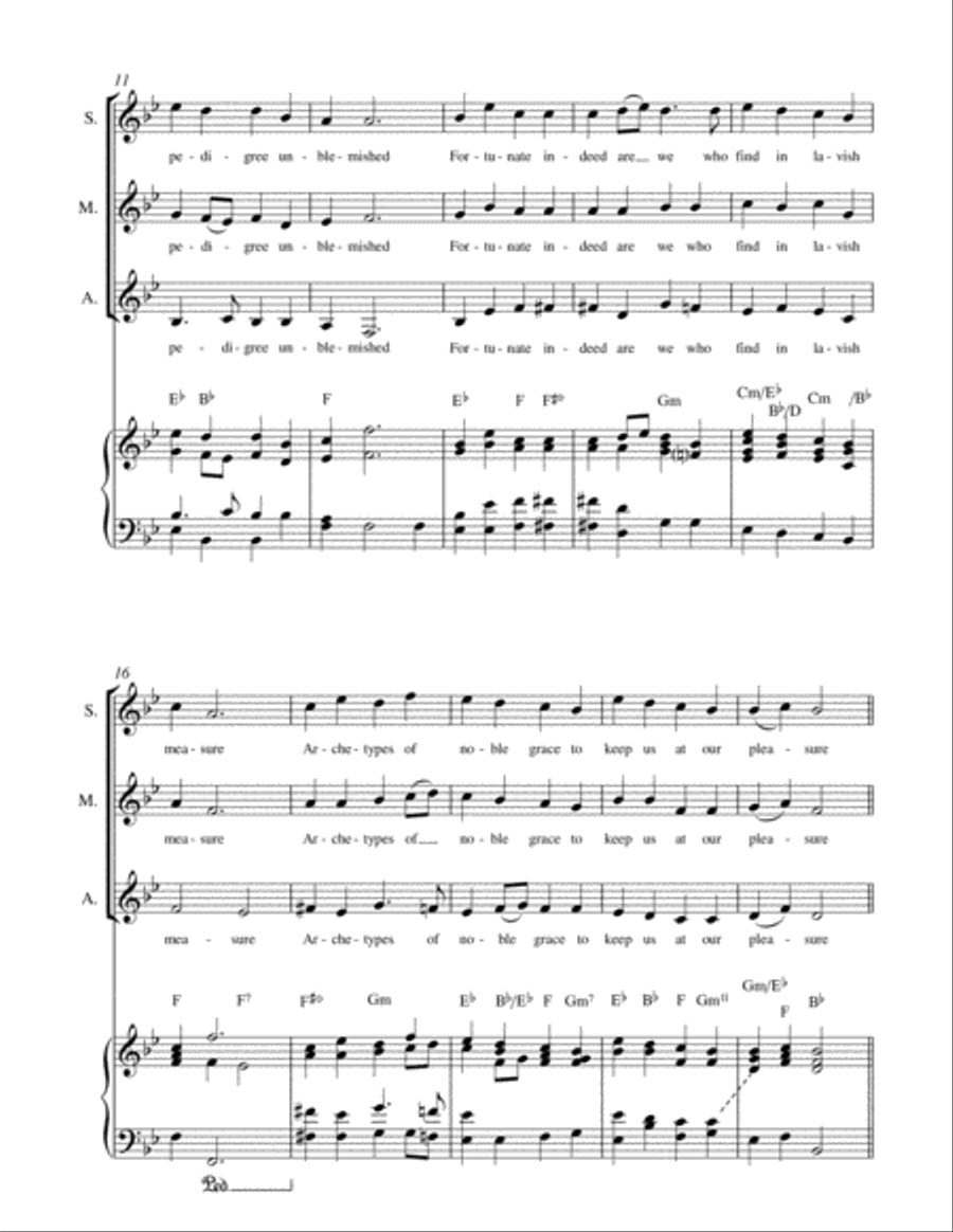 Men of Wealth and Privilege - song from the musical John Paul Jones SA scores gallery preview page 4