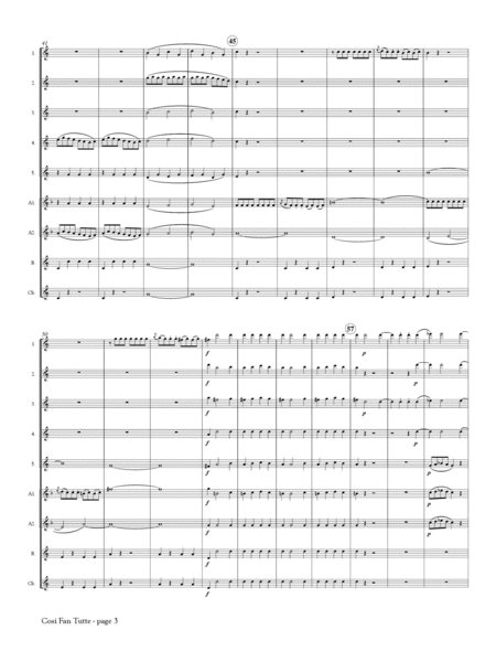 Cosi Fan Tutte Overture for Flute Orchestra