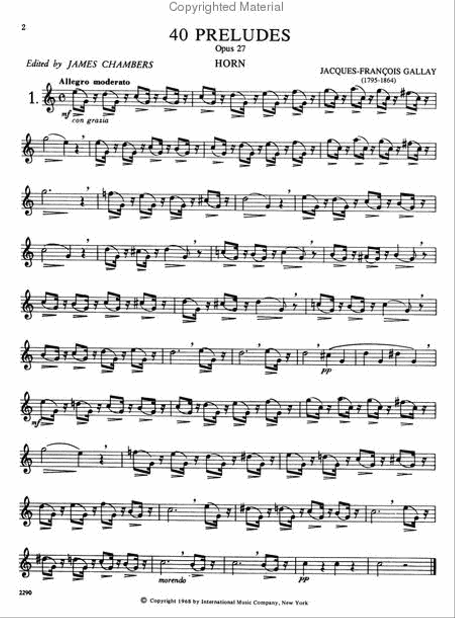 40 Preludes, Op. 27 Horn Solo scores gallery preview page 2
