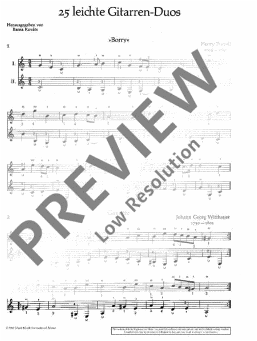 25 easy Duets Performance Score scores gallery preview page 6