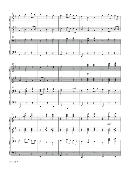 Festive Hymns for Four Hands (Digital Download)