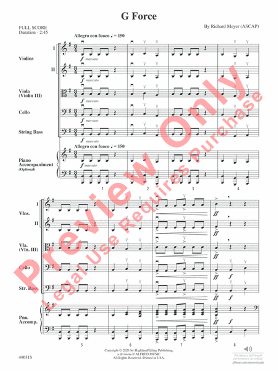 G Force String Orchestra scores gallery preview page 4