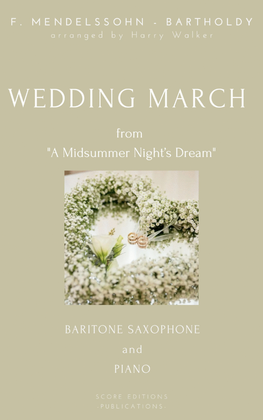 Book cover for Wedding March (for Baritone Saxophone and Piano)