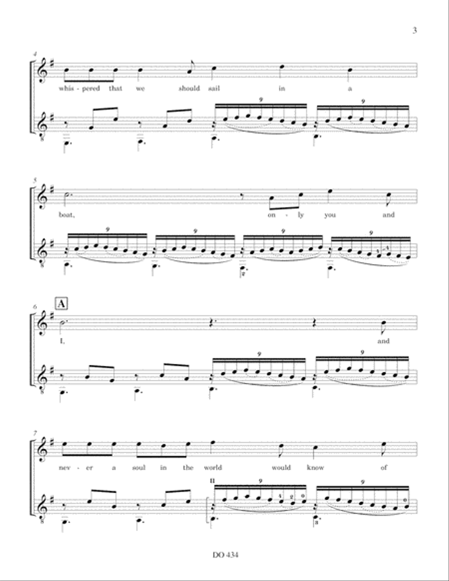 Heaven's River (soprano & guitar) Classical Guitar scores gallery preview page 3