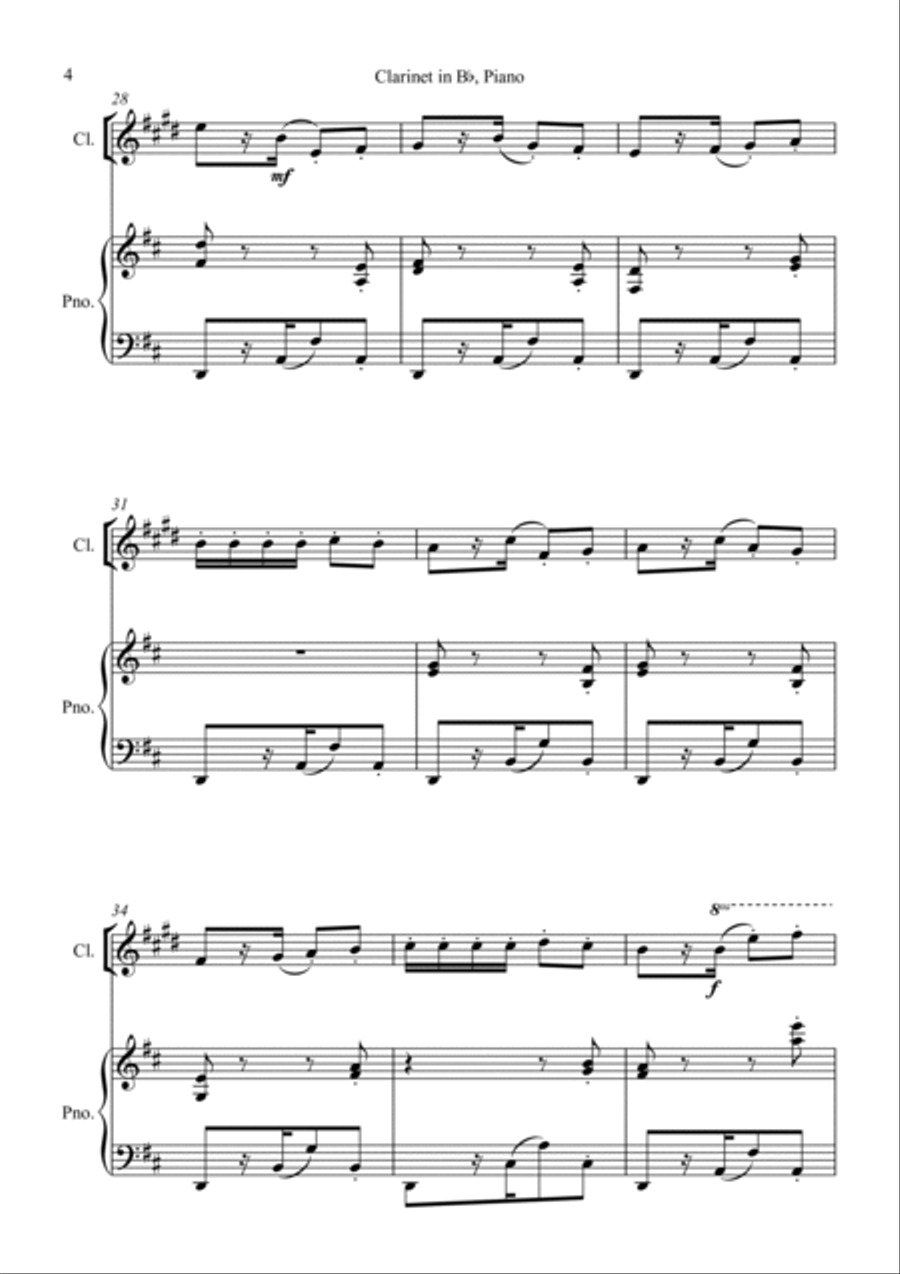 Habanera (from Carmen) Habanera (from Carmen) B-Flat Clarinet scores gallery preview page 4