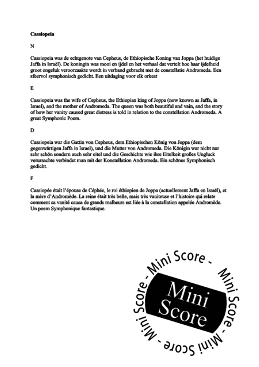 Cassiopeia Concert Band scores gallery preview page 5