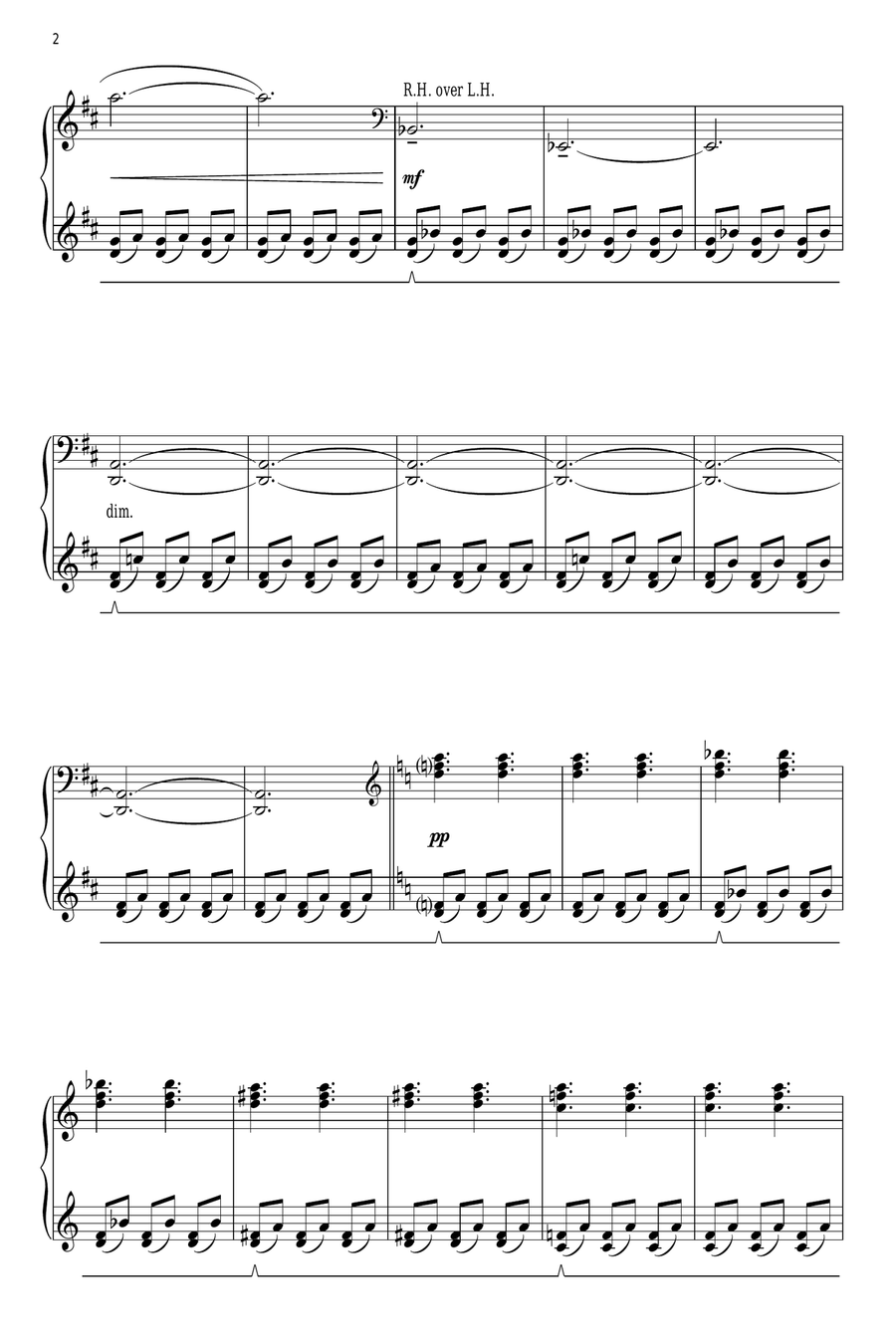 We Gather Together [Classical version] (arr. Phillip Keveren) Piano Solo scores gallery preview page 2