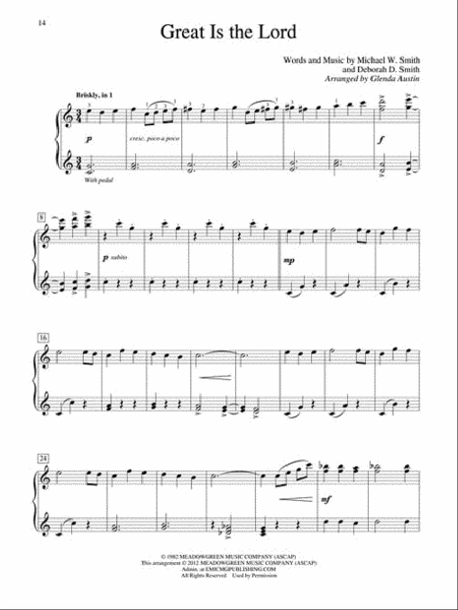 Solos for the Sanctuary – Worship Piano Solo scores gallery preview page 6