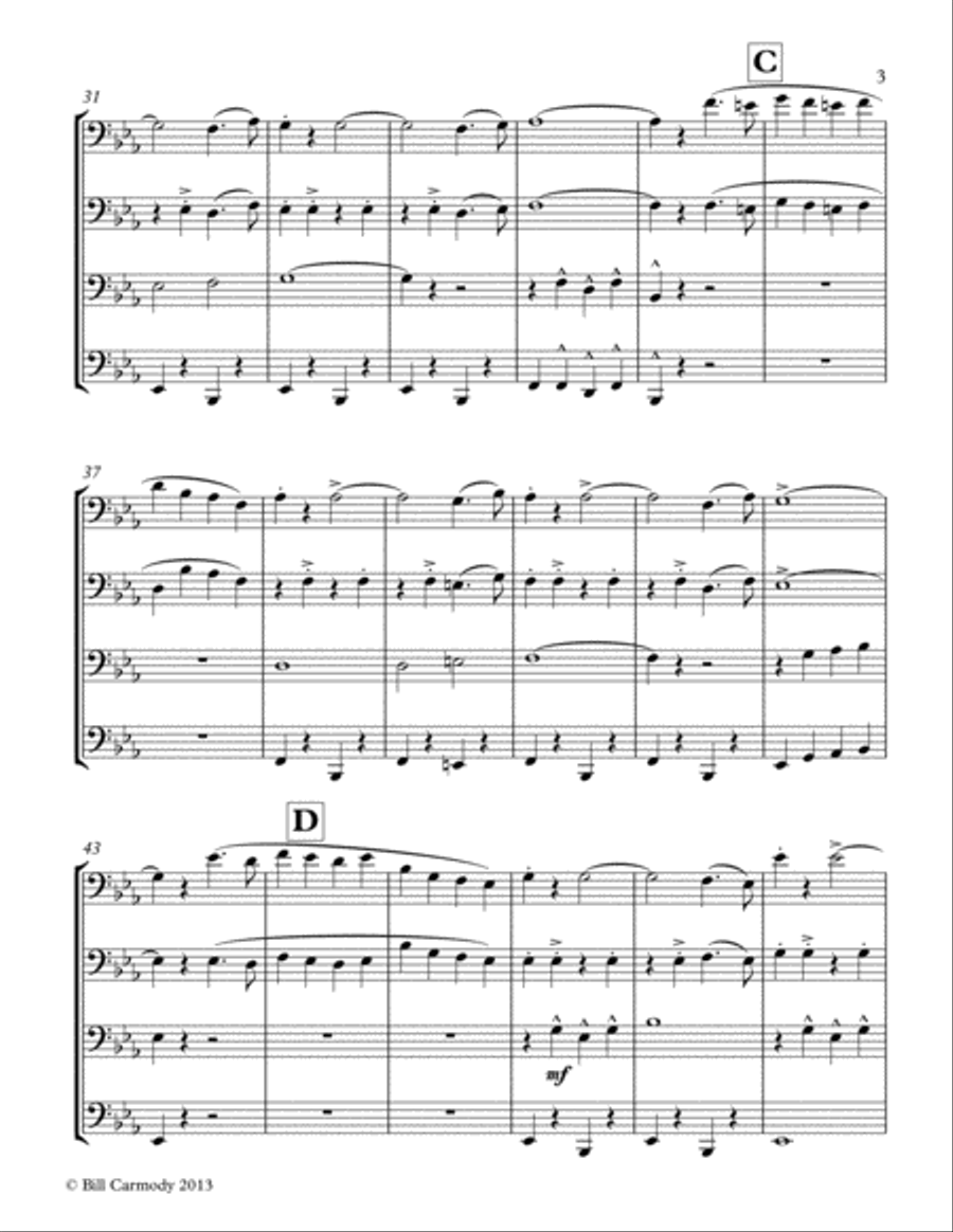 National Emblem March Brass Ensemble scores gallery preview page 4