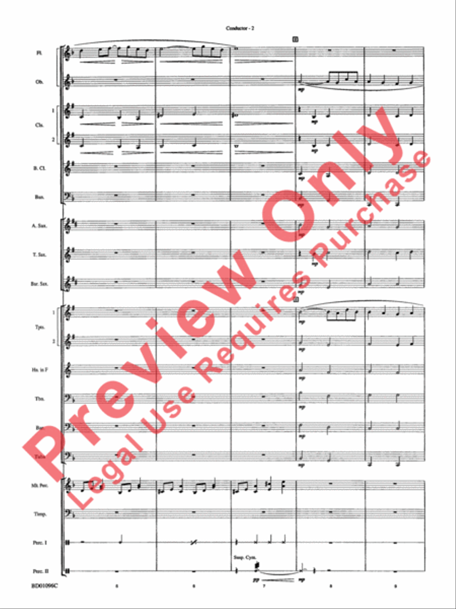 Pavane (Pour Une Infante Defunte) Concert Band scores gallery preview page 4
