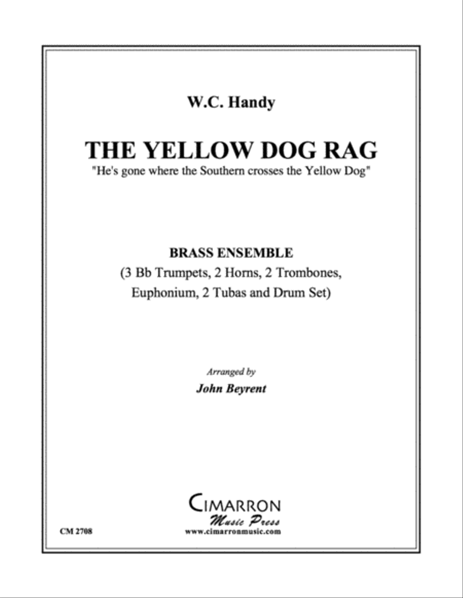 The Yellow Dog Rag The Yellow Dog Rag Brass Ensemble scores gallery preview page 1