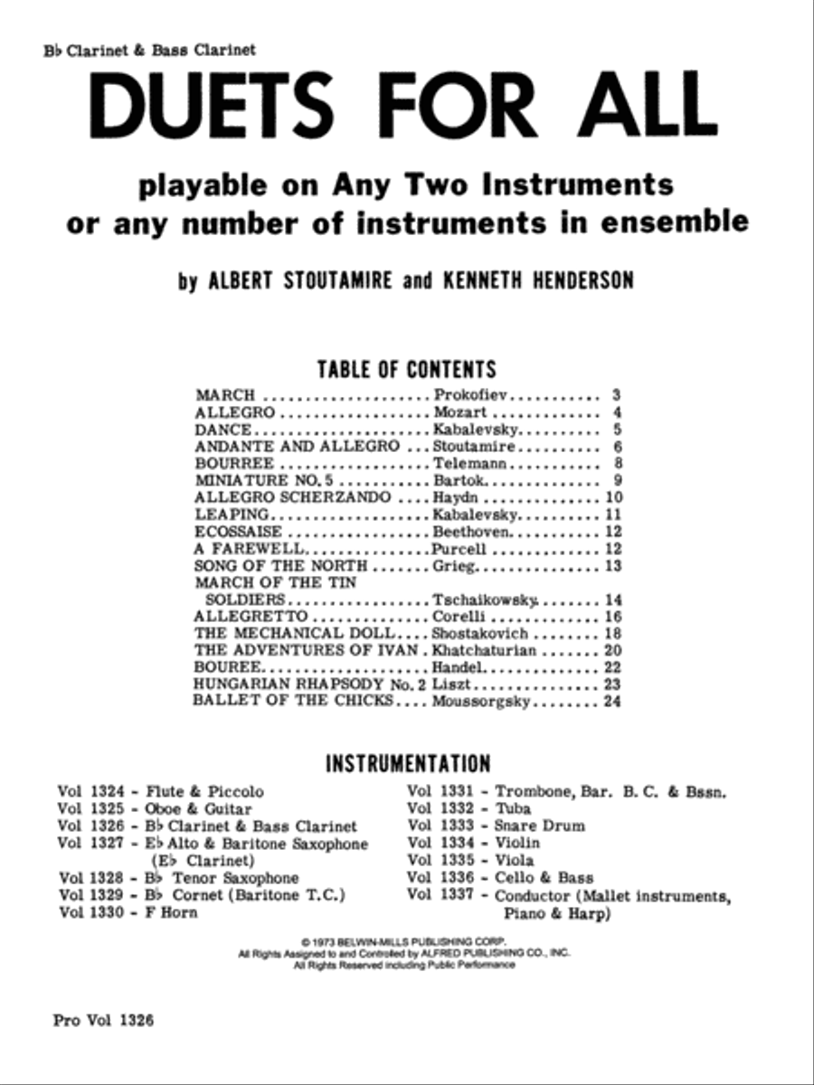 Duets for All Small Ensemble scores gallery preview page 2
