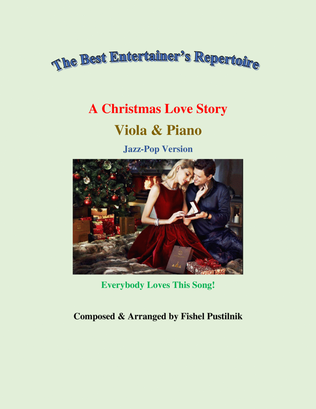"A Christmas Love Story" Piano Background for Viola and Piano"-Video