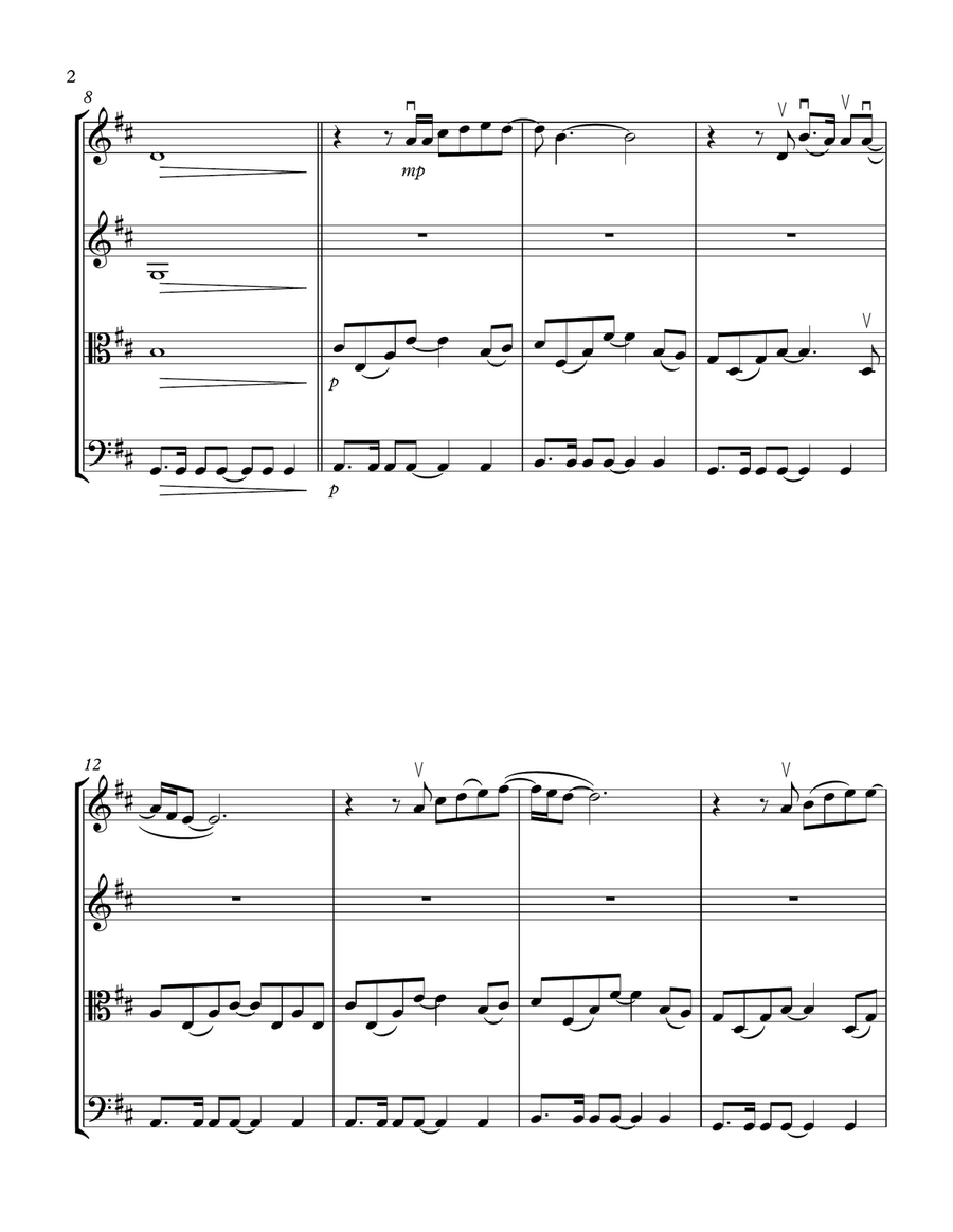 This I Promise You String Quartet scores gallery preview page 2
