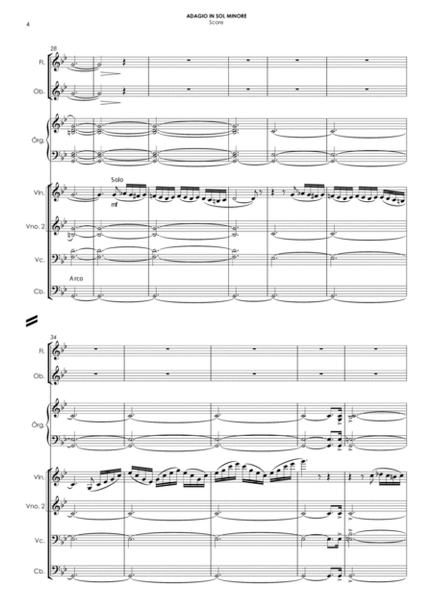 Adagio Per Archi E Organo In Sol Minore image number null