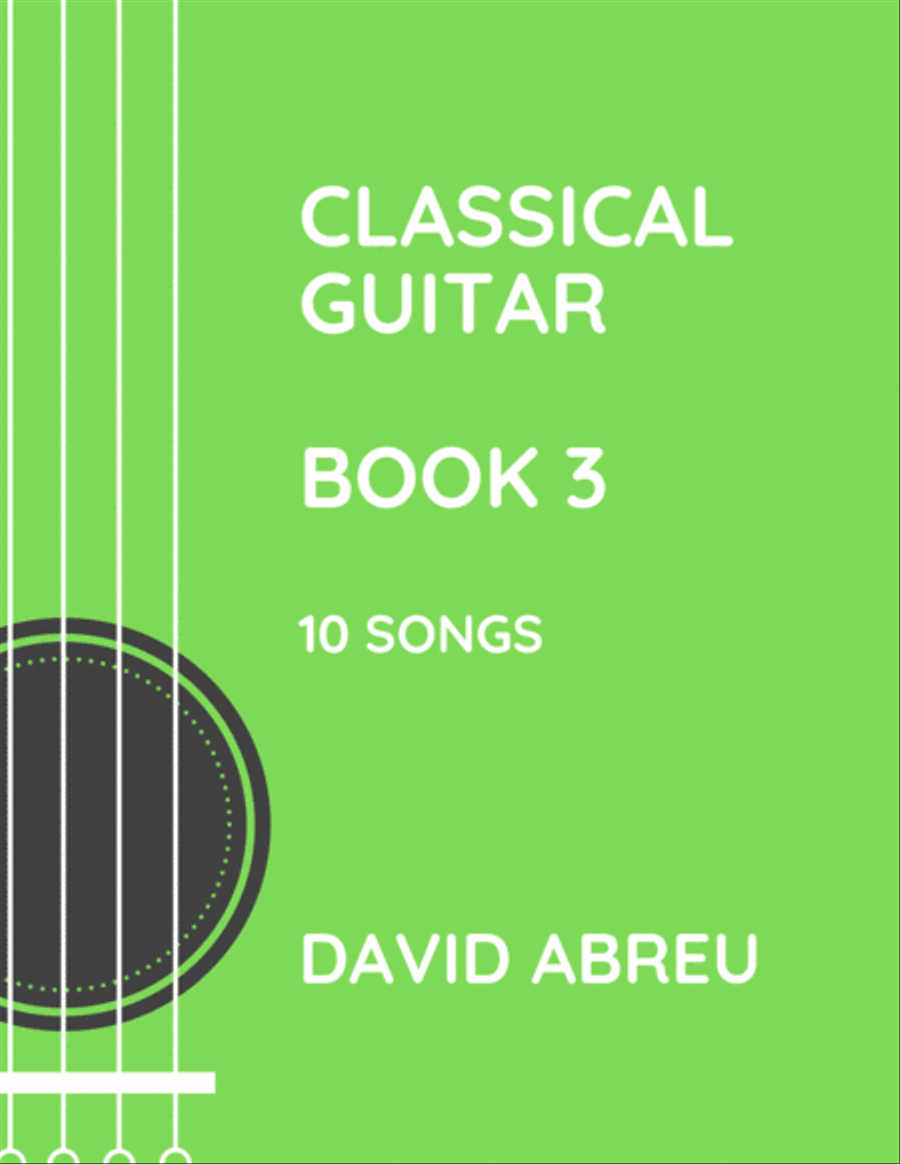 Classical Guitar - Book 3 Acoustic Guitar scores gallery preview page 1
