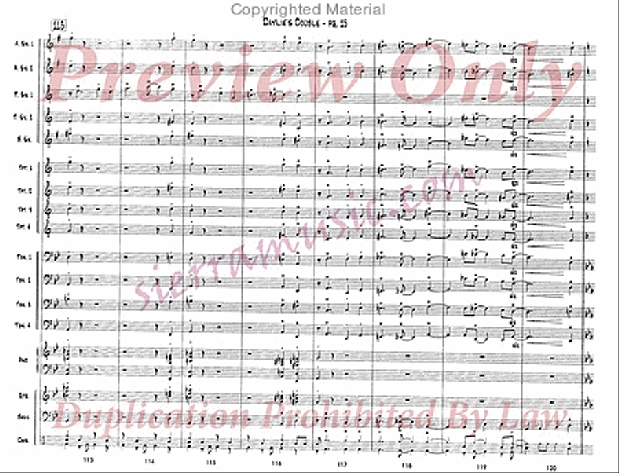 Daylie's Double Big Band scores gallery preview page 16