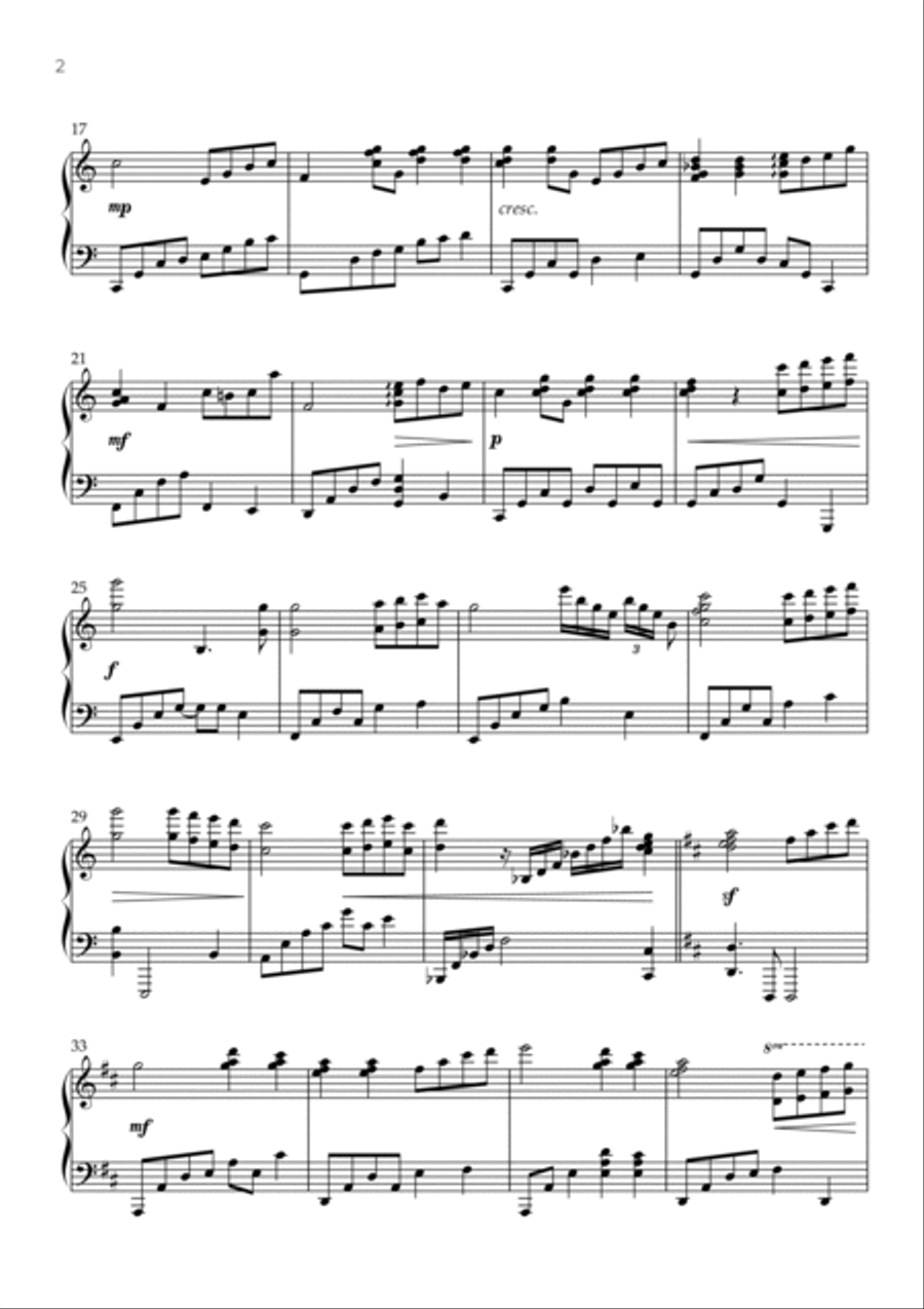 Beauty And The Beast Beauty And The Beast Piano Solo scores gallery preview page 2