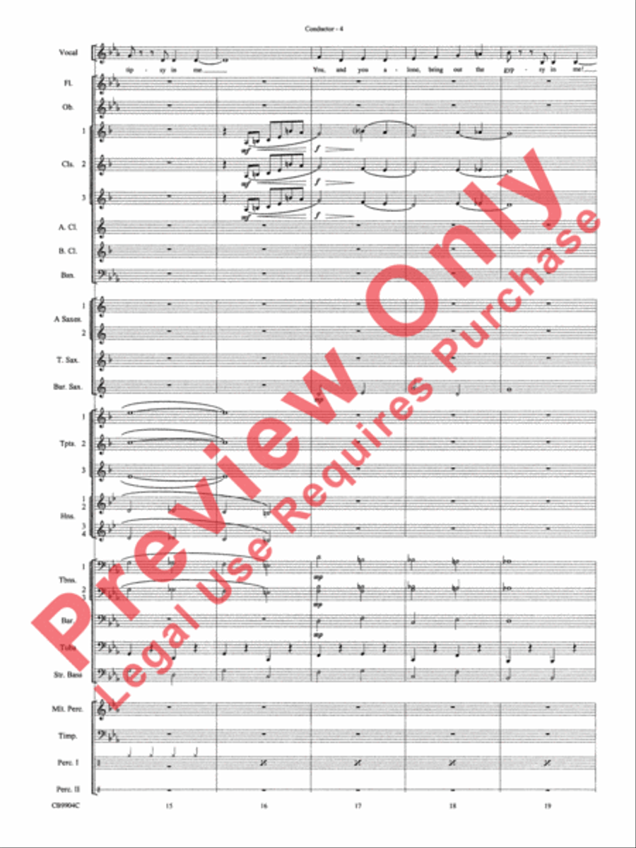 Embraceable You Concert Band scores gallery preview page 7