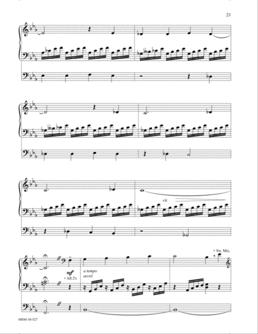 The Church's One Foundation (Suite on Aurelia) Organ scores gallery preview page 12