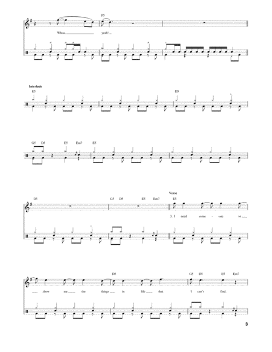Paranoid Drum Set scores gallery preview page 3